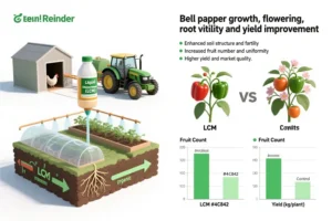 تأثیر کود مایع مرغی در رشد و باردهی مزارع فلفل