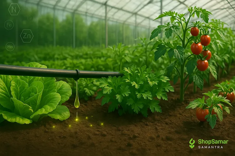 تأثیر کود مایع مرغی بر رشد سبزیجات و محصولات گلخانه‌ای