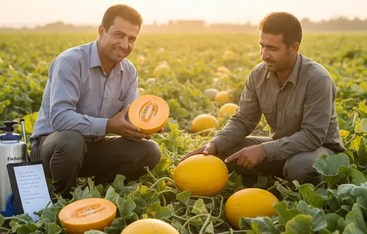 بهترین کود برای شیرین شدن خربزه و طالبی