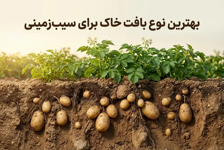 بهترین نوع بافت خاک برای سیب زمینی